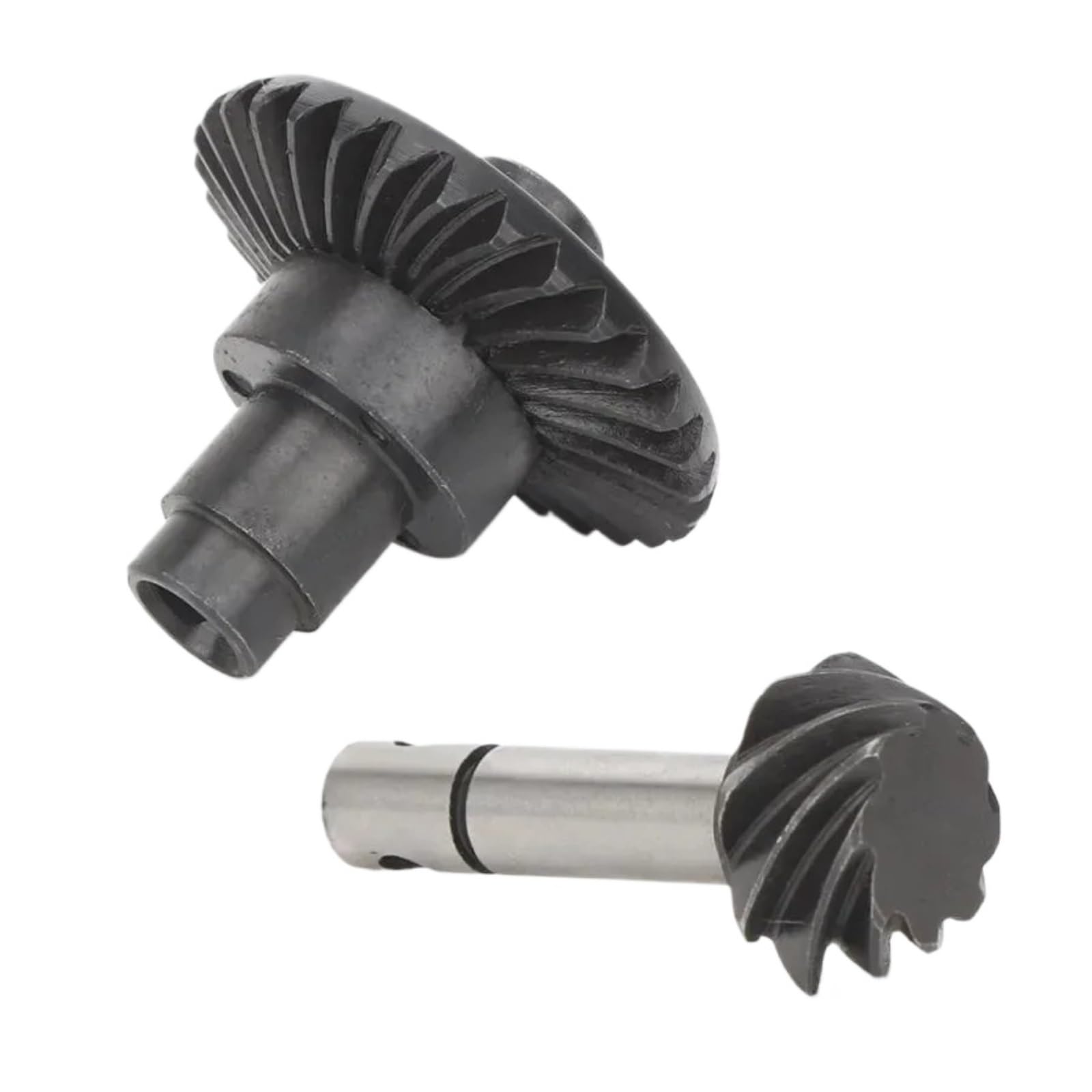 pour Axial pour SCX10 II 90046 pour Capra 1/10 Rc Voiture en Acier 8T/30T Engrenage Conique Hélicoïdal Inverseur Pièces Mise À Niveau Remplacement PièCes Rc
