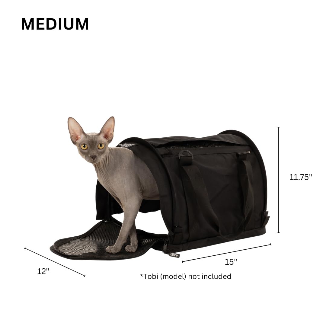 Double Cat Carrier Simply Fit Board SturdiBag Pro Divided Pet