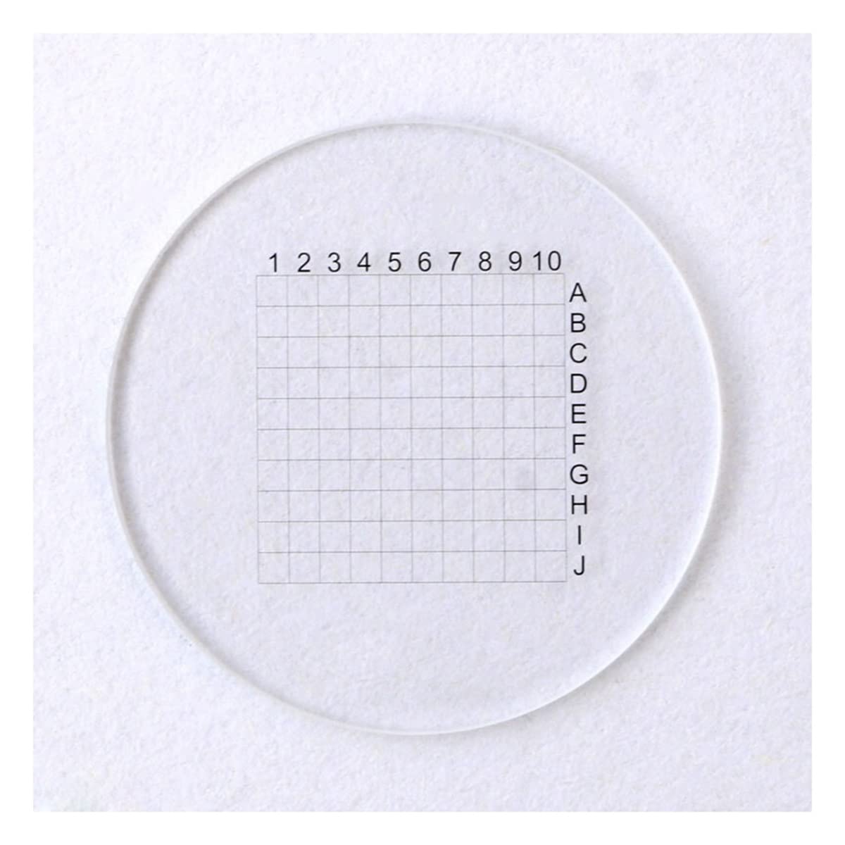 Microscope 20.4mm Optical Glass Eyepiece Reticle Microscope Slides(NO.963)