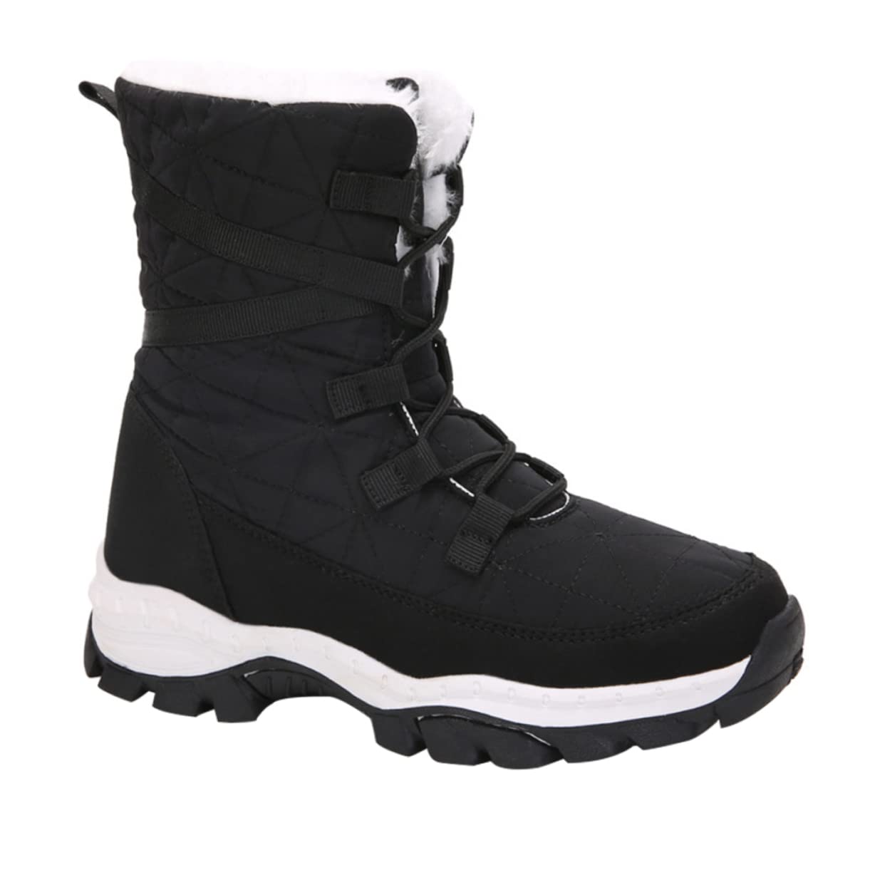 LIFKOME Botas De Nieve Zapatos Cómodos Para Caminar De Mujer Botas Calientes De Mujer ines Cálidos ines De Nieve Con Forro De Felpa as De Montaña Para