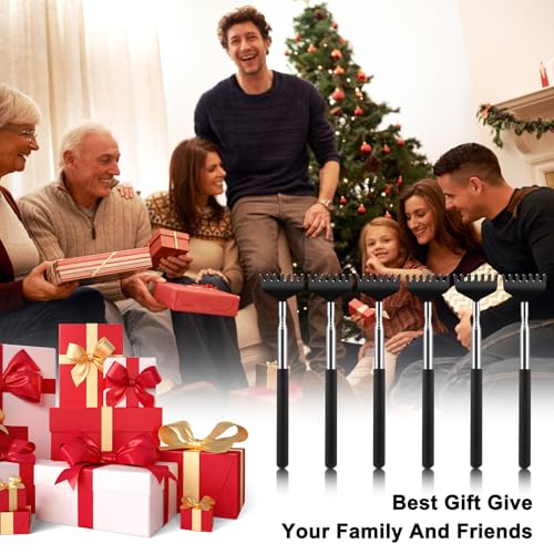 Image of NICEMOVIC 8 Pack Back Scratcher, Bulk Small Gifts for Adults Women | Christmas Stocking Stuffers for Women Men Teens, Prizes for Adults, Birthday Gag Gift for Mom Dad (Black)