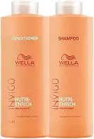Kit Shampoo E Condicionador 1L Nutri Enrich Invigo Wella Professional