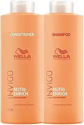 Kit Shampoo E Condicionador 1L Nutri Enrich Invigo Wella Professional