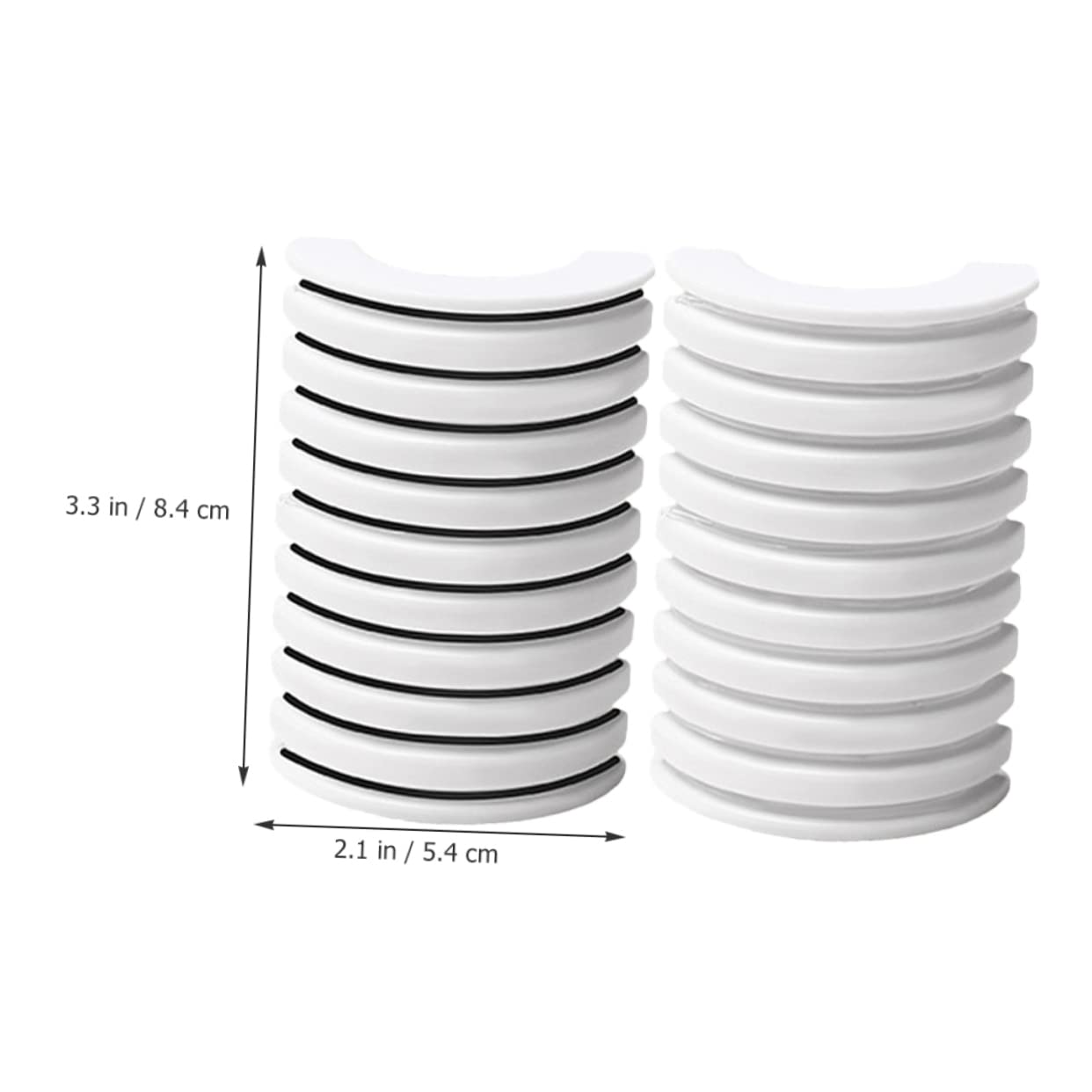 OATIPHO 2 Boxes Self Adhesive Eyelash Strips of Replacement Adhesive Strips for Quick and Application No Messy Glue Required