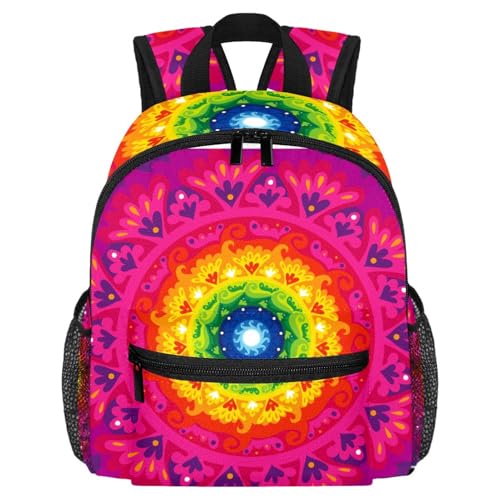 Sac à dos voyage léger mandala soleil pour sorties décontractées