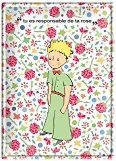 FRENCH VINTAGE METAL SIGN 20x15cm PETIT PRINCE AND THE ROSE