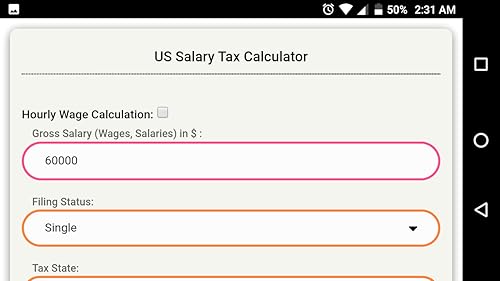 USA Tax Calculators