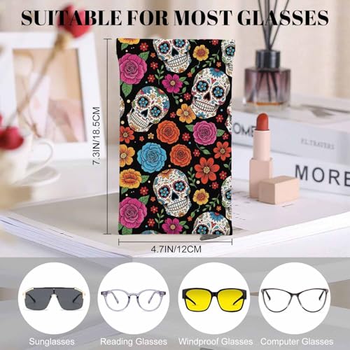 Image of Dragonfly Glasses Case Lightweight Glasses Cases PU Sunglass Organizer Eyeglasses Case Glasses Cases For Men Women