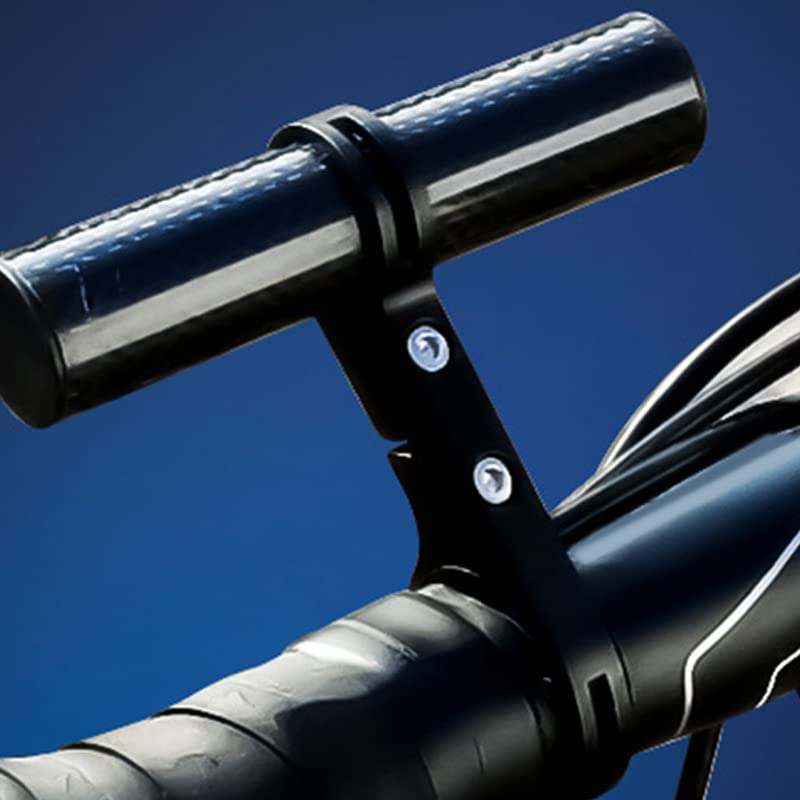Ejoyous Prolunga per Manubrio Bici, Estensione Leggera in Fibra di Carbonio e Lega di Alluminio per Supporto per Telefono e Lampada per Tutte le Biciclette