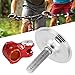 Headset Top Cover, Aluminum Alloy Bike Headset Stem Top Hat with Bolt for MTB Mountain Road Bike(Silver)