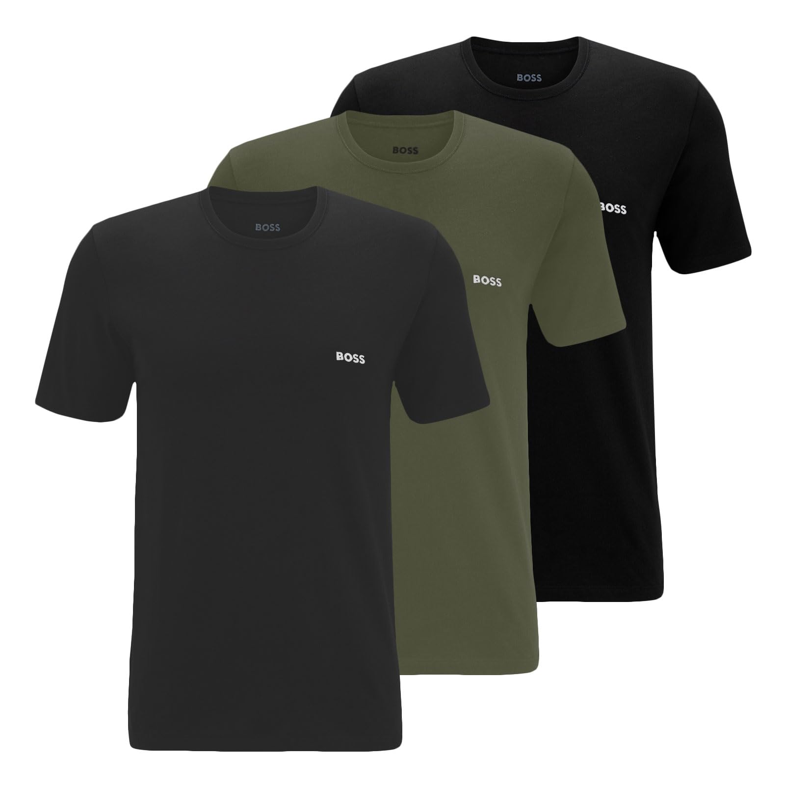 Hugo Men's Multicolor Tshirtrn 3P Classic - T-Shirts - S - Tops