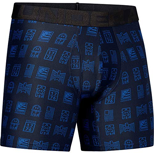 Image of Under Armour mens Multi-pack Performance Tech Boxerjock Brief, 6 inch Inseam, All-day Comfort & Soft