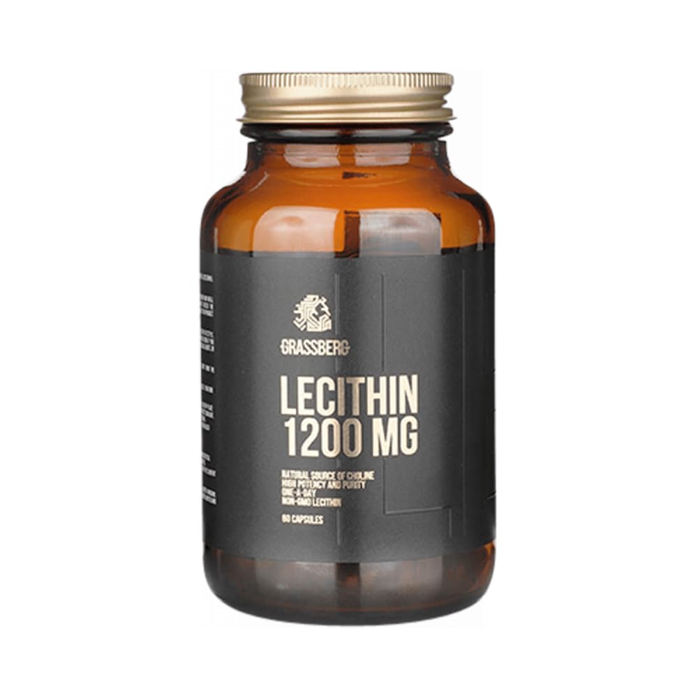 Grassberg Lecithin 1200 mg (60 Caps) Unflavoured