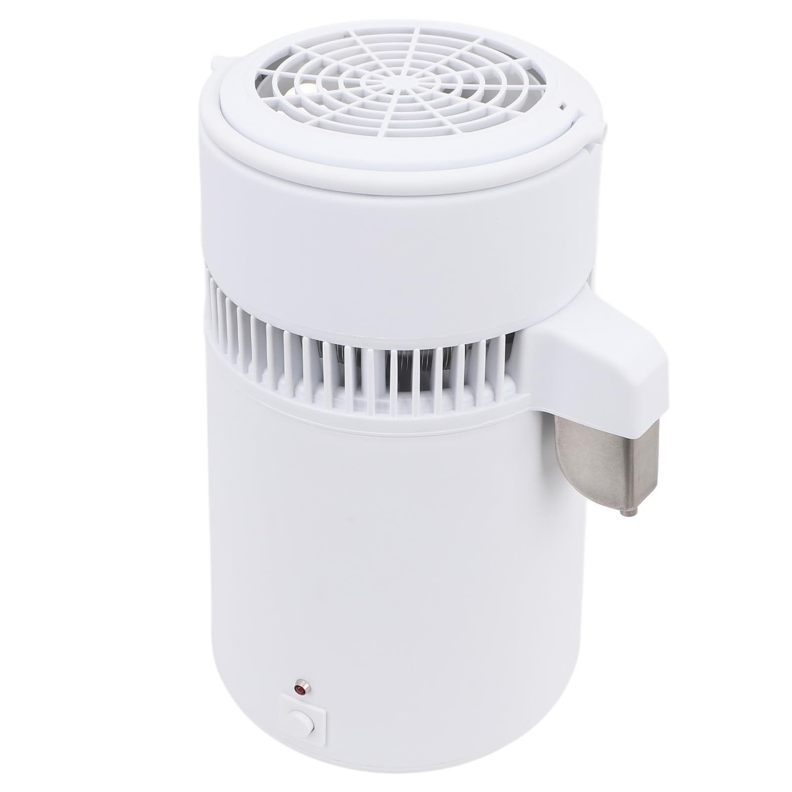 Fdit Destilador de Agua de 750W Acero Inoxidable 4L Apagado Automático Auto Power Off para Cocina Laboratorio Belleza CPAP (Enchufe europeo 220V)