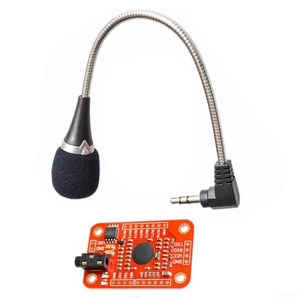 Für kompatibles Spracherkennungsmodul V3 mit schneller Multi-Sprachverarbeitung, kompaktes Design mit anpassbarem GPIO-Ausgang und serieller Port-Steuerung