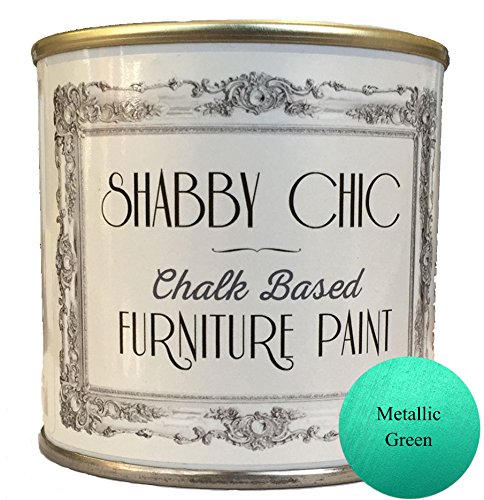 Verde metálico tiza sucrosa muebles pintura ideal para crear un estilo MirrorOutlet, 1 litro