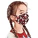 Produktbild Lialbert 1/5 Stück Kinder Mundschutz Multifunktionstuch 3D Weihnachten Druck Maske Animal Print Atmungsaktive Baumwolle Stoffmaske Waschbar Mund-Nasenschutz Tiermotiv Bandana Halstuch Jungen Mädchen