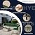 Muphyers 7-Piece Outdoor Patio Furniture Set, PE Wicker Rattan Sectional Sofa Conversation Set with Tempered Glass Table & Thick Cushions - All-Weather Garden, Backyard Furniture, Green