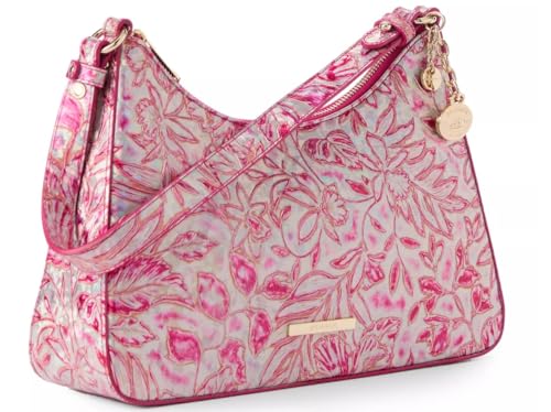 Brahmin Lokelani Collection Esme Coral Snapdragon Shoulder Bag3