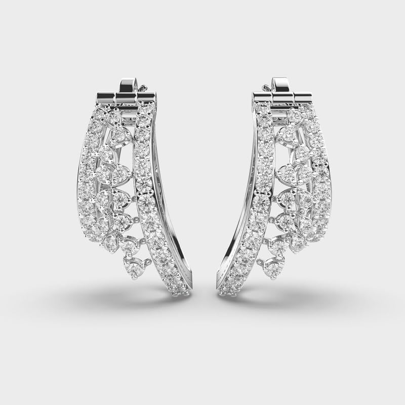 Boucles d'oreilles argent sterling 925 pour illuminer vos soirées - 2