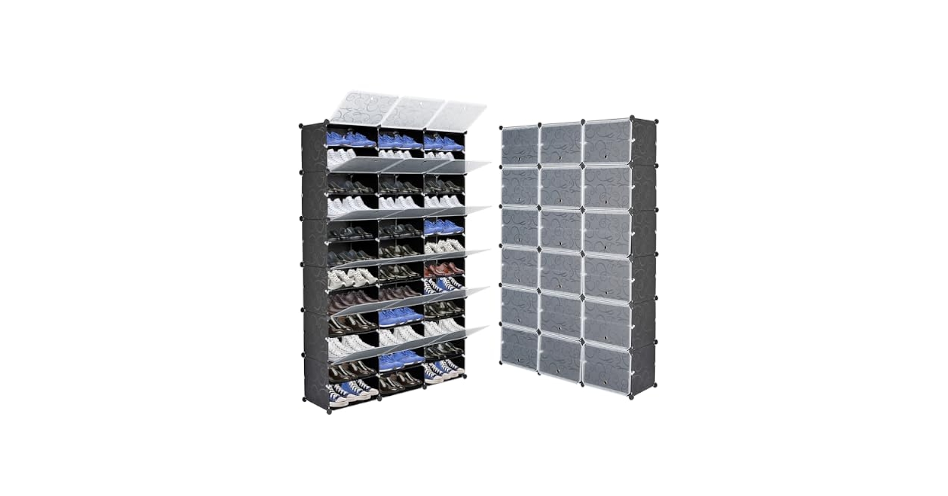 Amazon.com: Portable 12-Tier Shoe Cabinet - 72-Pair Shoe