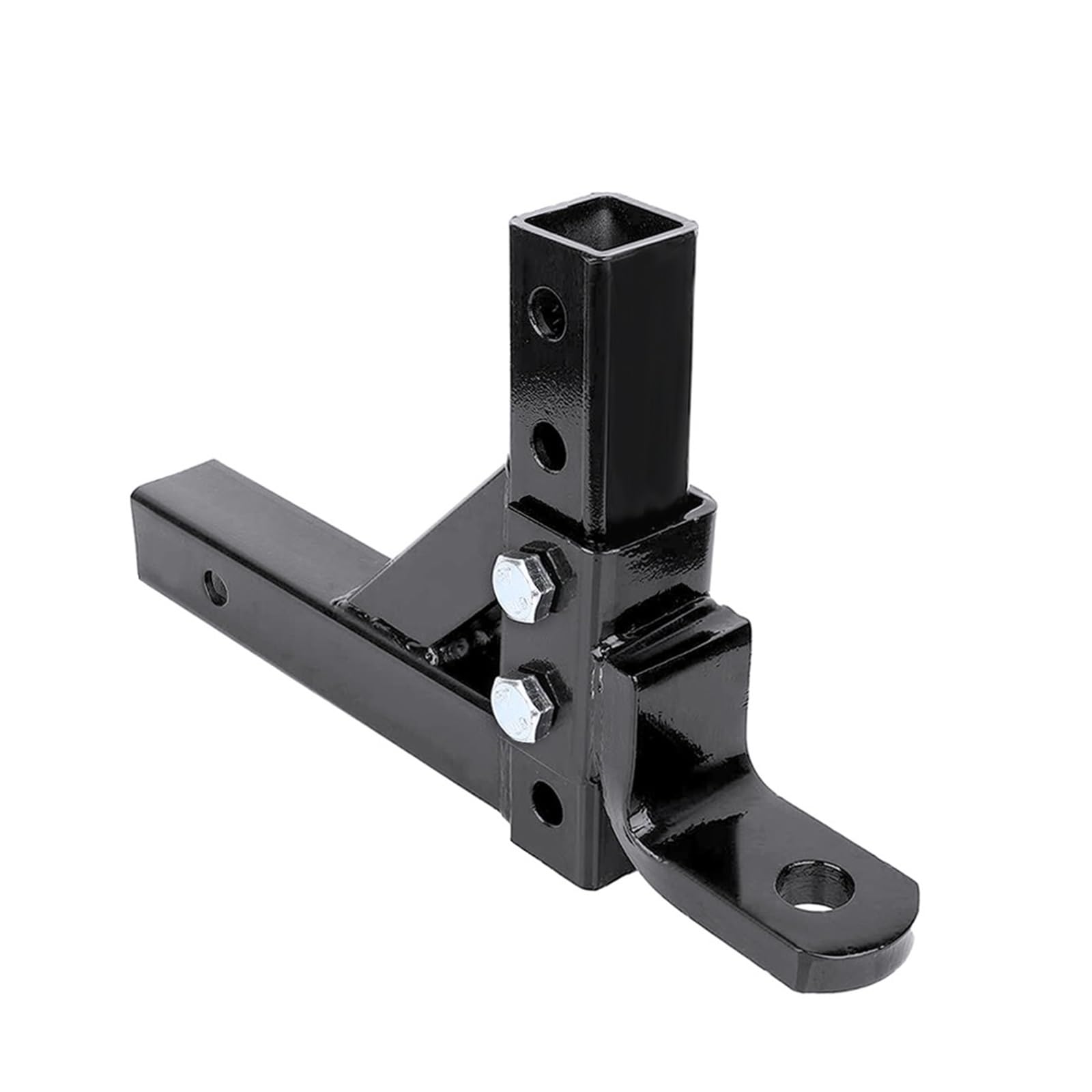 Soporte de Bola de Enganche de Remolque, Soporte de Bola Enganche Remolque Ajustable 4,5 a 10, Pulgadas for Receptor 2 con o 50 mm(Set with 50mm Ball)