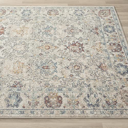 Tapete Vintage Floral Beige 9x12 miniatura 3