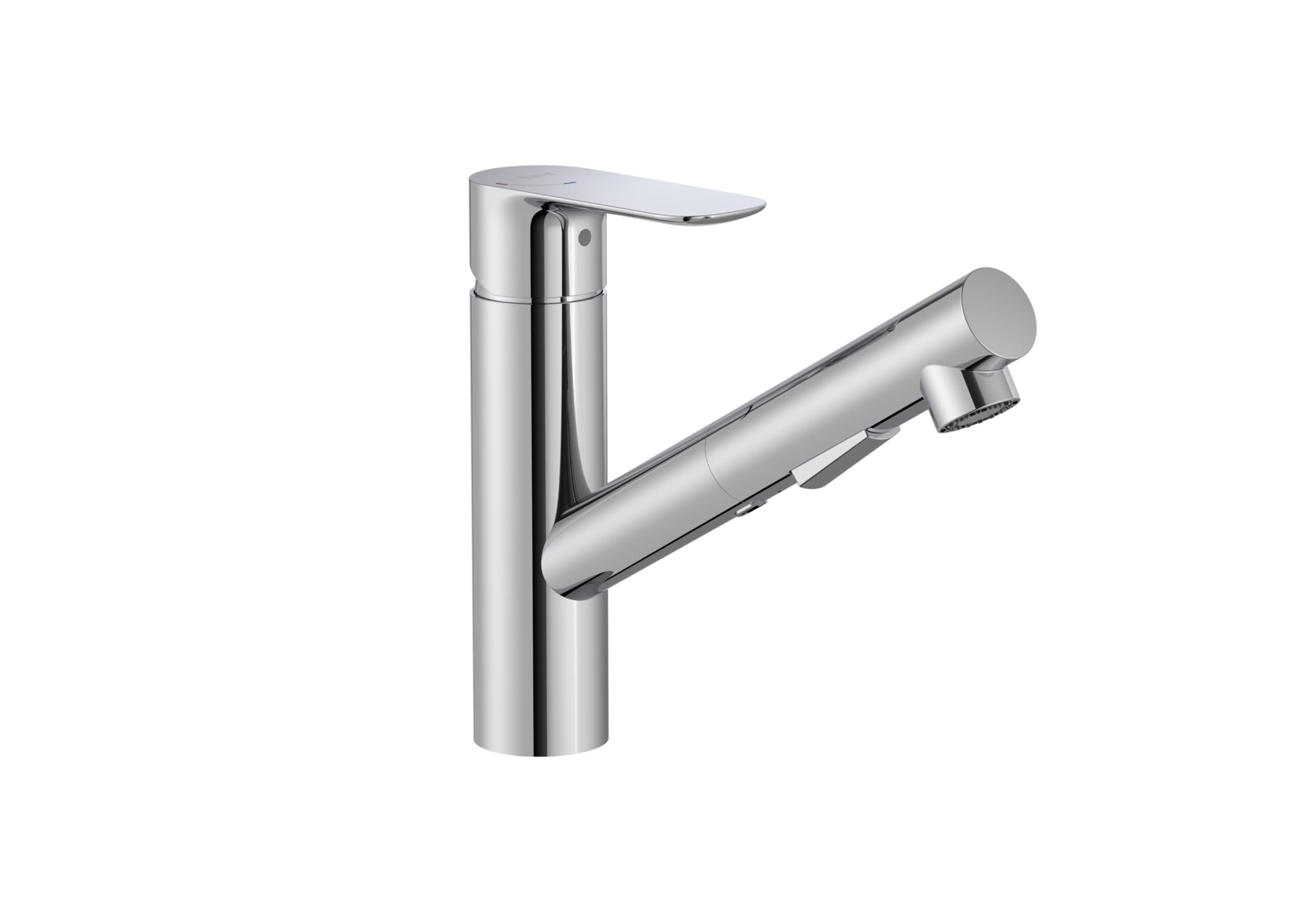 Roca A5A806EC00 Mezclador Cocina, Coleccion Cala, Caño Extraible, Cromado