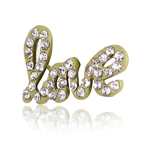 Love Rhinestone Earrings