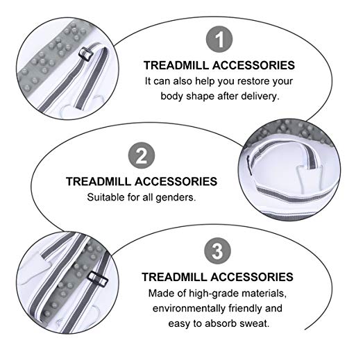 IMIKEYA Cinto de esteira para massagem na cintura, cintura, abdômen, fitness, exercícios, acessórios