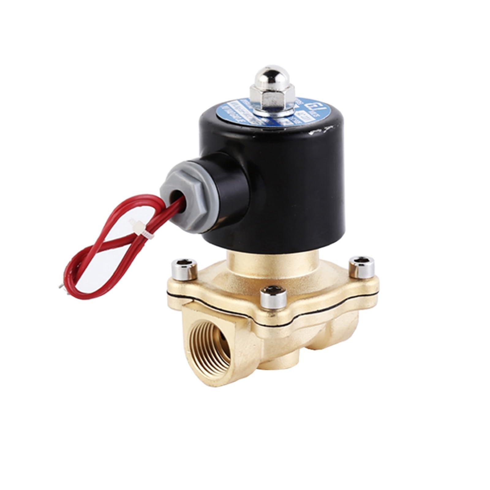 1/2'' Brass Solenoid Valve 24V 12V 220V 110V Normally Closed for(G-380vac-nbr-seal)