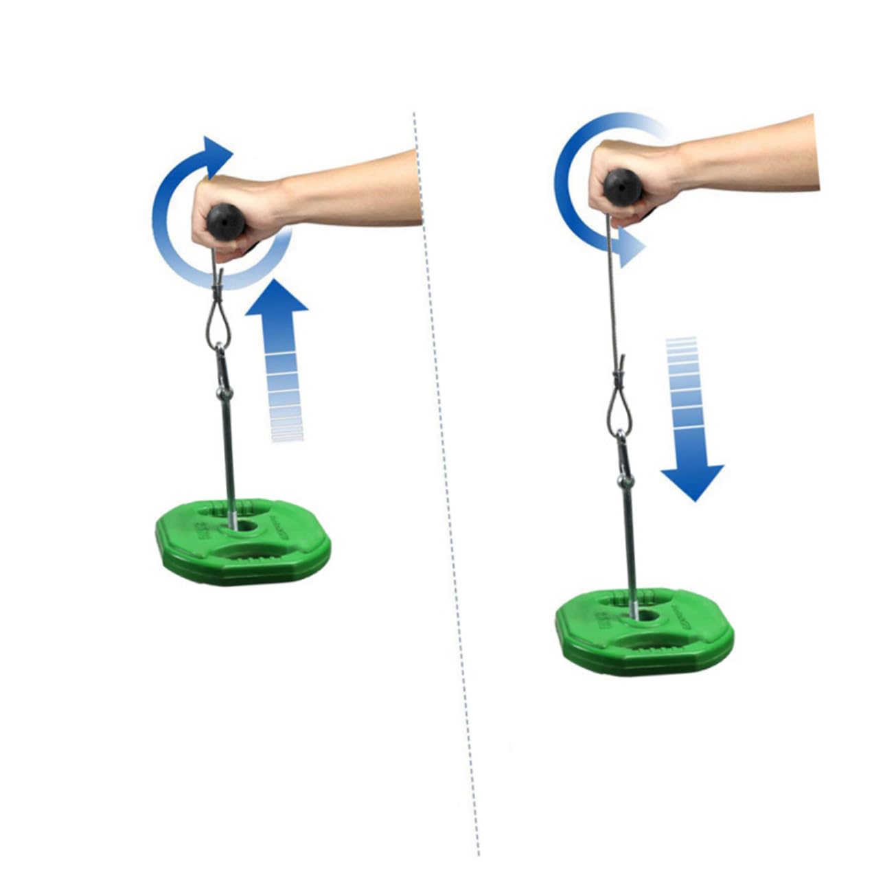 BESPORTBLE Handgelenk-Trainingsgerät Griffe Armtrainingsgerät Handstärkungsgriff Handtherapie Seilrollen Fitness geräte fitnessgeräte Forearm Trainer Seil zum Gewichtheben Unterarmtrainer