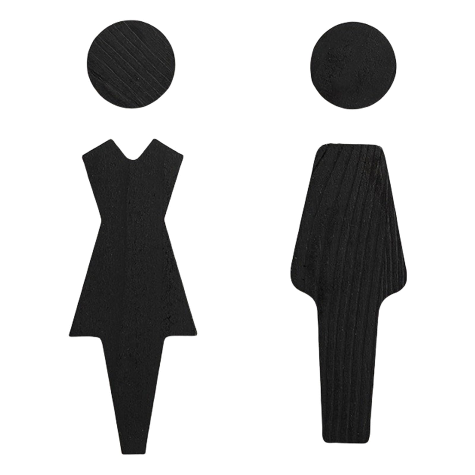 Yhplxyuus And Women Wood Bathroom Signs Set for Home and Restaurant Use Toilet Signage Public Restroom Door Signs Wood Toilet Sign