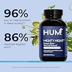 HUM Mighty Night Nighttime Sleep Supplement for Skin Care, CoQ10, Valerian Root & Ferulic Acid to Support Cell Turnover, Skin Vitamins for Women and Men, Overnight Beauty Vitamins, 60 Vegan Softgels - Image 4