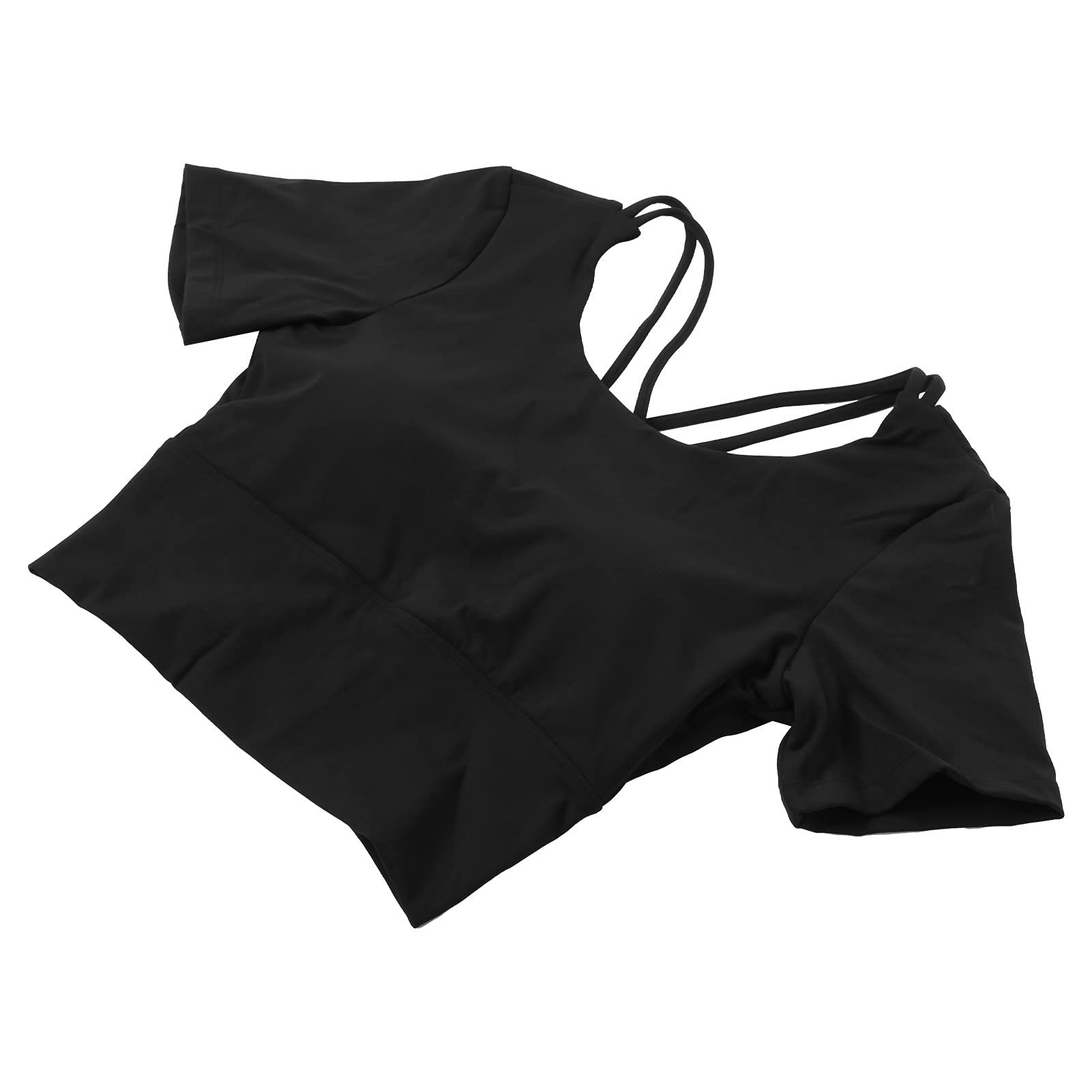 Femmes Sexy été à Manches Courtes Yoga Fitness entraînement Sport Hauts Accessoires
