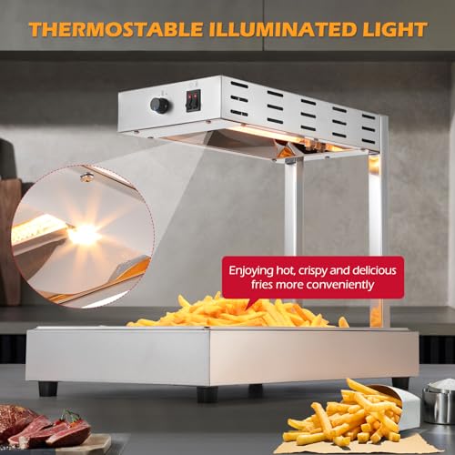 Dyna-Living BIZH0074IEC23 French Fry Warmer Commercial Food Heat Lamp Electric Food Warmer thumb #3