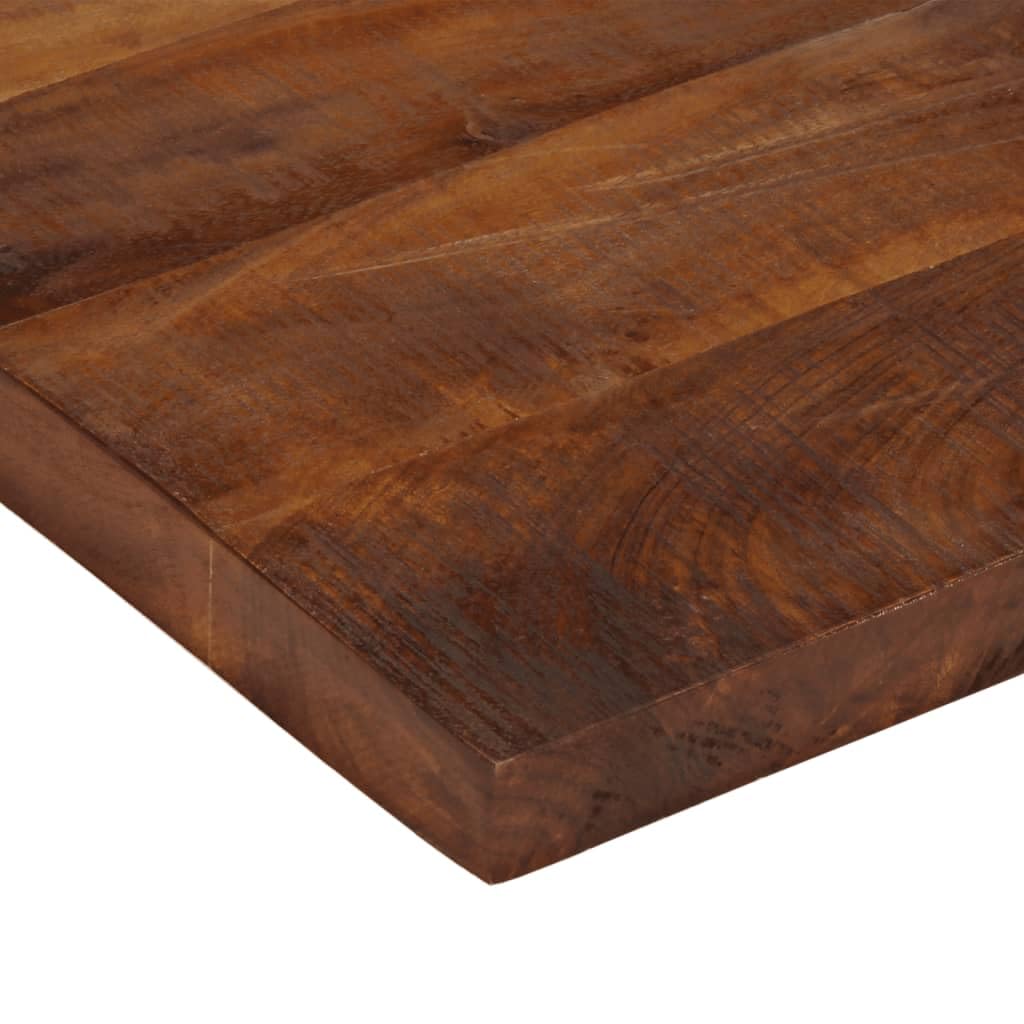 vidaXL Tischplatte, Holzplatte Rechteckig, Massivholzplatte für Tisch Esstisch Couchtisch, Ersatztischplatte, 80x70x2,5cm Altholz Massiv