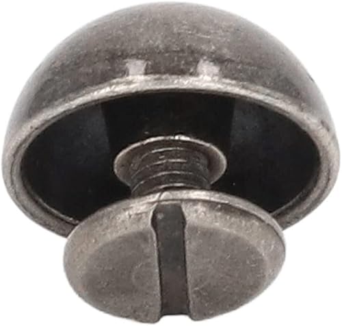 Miniatura 8 de TOPINCN Mushroom Rivets Round Head Shoes Bags Non Rusting Base 100 Decoration Semicircle Leather Leather Skirt Accessories Screws Leathercraft
