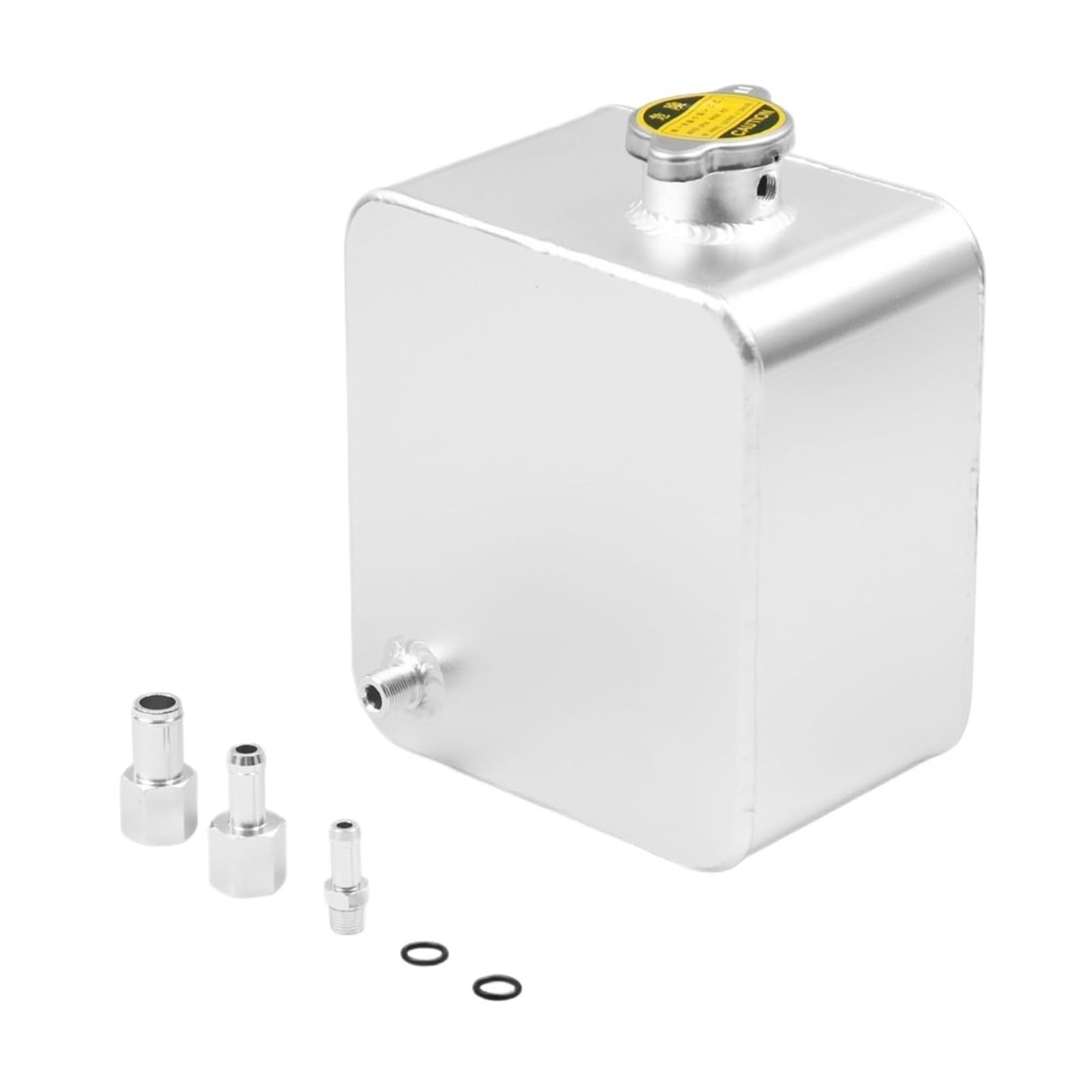 2L Alloy Header Expansion Water Tank & Cap TER HEADER TANK Zestaw Zbiornika Wyrównawczego Płynu Chłodzącego TT100747 Zestaw zbiornika rozprężnego