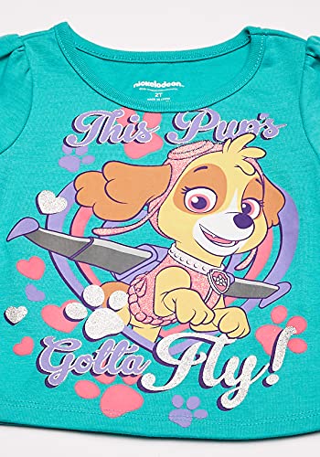 PAW PATROL Nickelodeon Girls' Little Girls' Blaze 3 Pack T-Shirts4