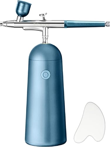 GX Nano Aerógrafo de niebla fría con herramienta facial Gua Sha herramientas de cuidado de la piel de regalo para damas portátil y recargable