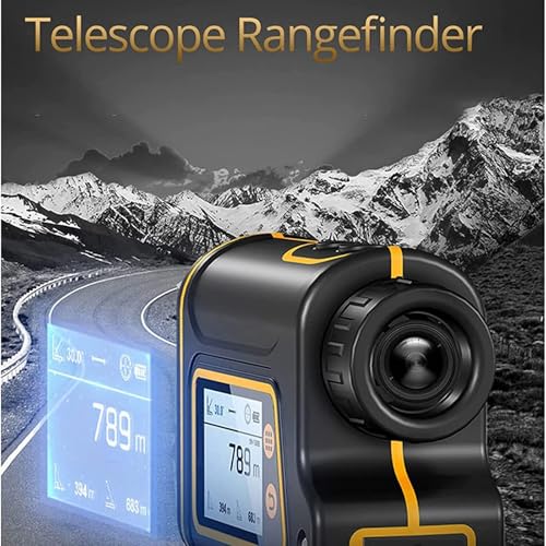 Customize what you need High Definition Rechargeable Laser Rangefinder for Hunting and Golf - Portable Digital Touch Screen Rangefinder with 800/1000/1500M Range and 6x + 5% Magnification(1500m) - Image 4