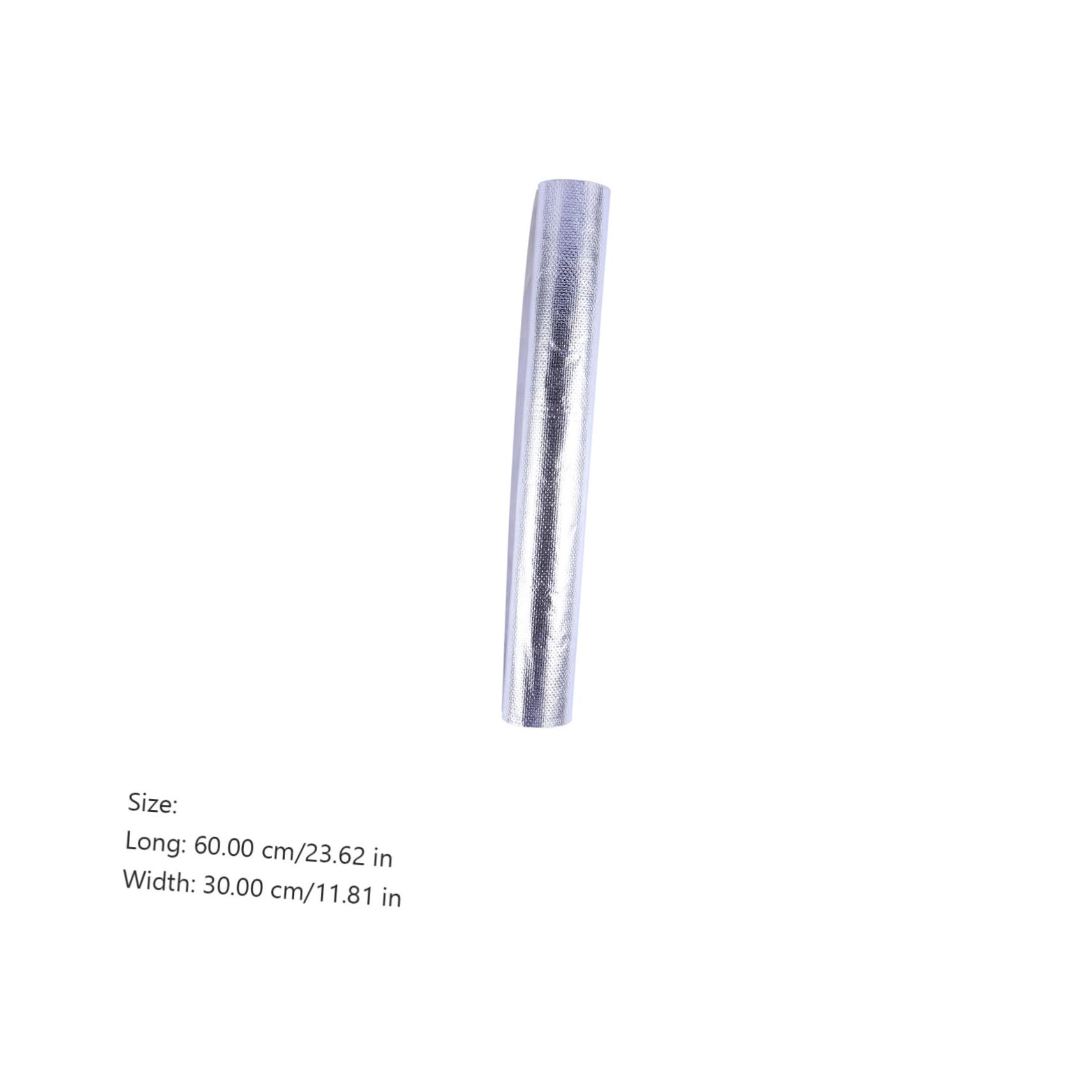 HEALLILY 2pcs Heat Barrier Cloth Fiberglass Tape Self-Adhesive Backing Aluminized Sheet Automotive/Computer Repair