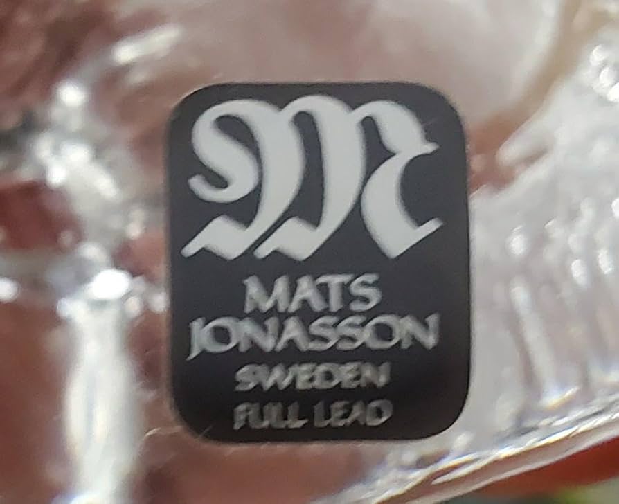 MATS JONSSON クリスタル 猫レリーフ