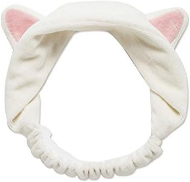 Cute Beauty Headband Panda with Fluffy Ball Ear, Makeup Hairband for Baby Women