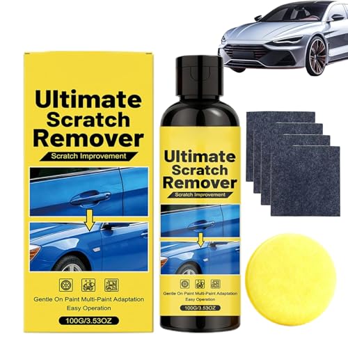 Nanopolix Scratch Remover Voiture, Efface Rayure Profonde Voiture, Anti Rayure Voitures Carrosserie, Car Scratch Remover Avec Eponge, Efficace Sur Toutes Les Peintures, Facile à Appliquer (1PC)