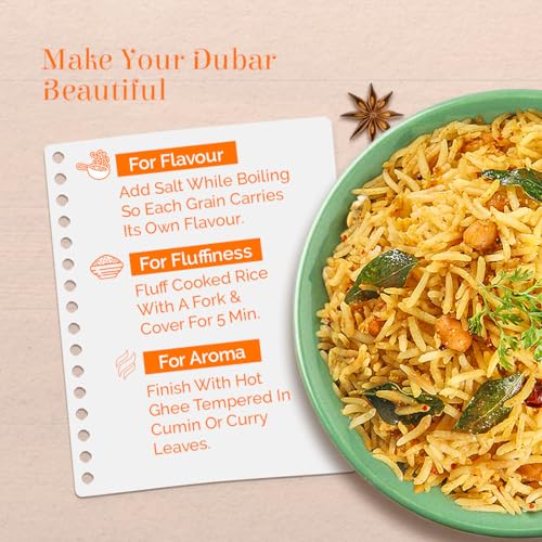 Image of Zeeba Dubar Basmati Rice 5 Kg, Smart Choice at Smart Price (Cooked length up to 16mm)* (Pack of 3)