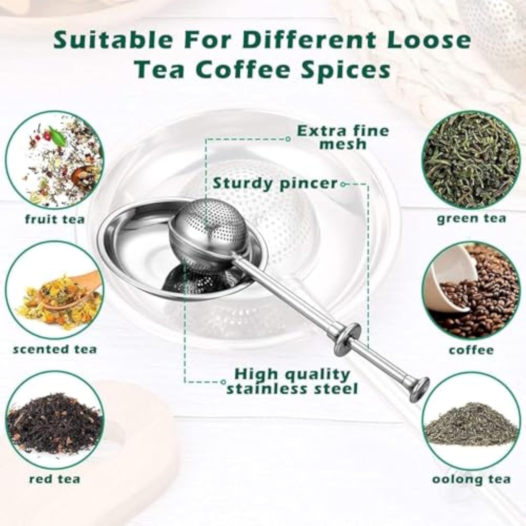 Stainless Steel Flour Powder Filter Spoon