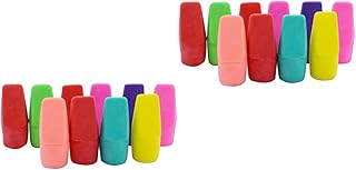 Toyvian 300 Peças Borracha De Cor Doce Tampa De Lápis Borrachas Novidade Borrachas Lembrancinhas De Festa Toppers De Borracha De Lápis Cores Sortidas Tampa Canetas De Borracha Em Massa