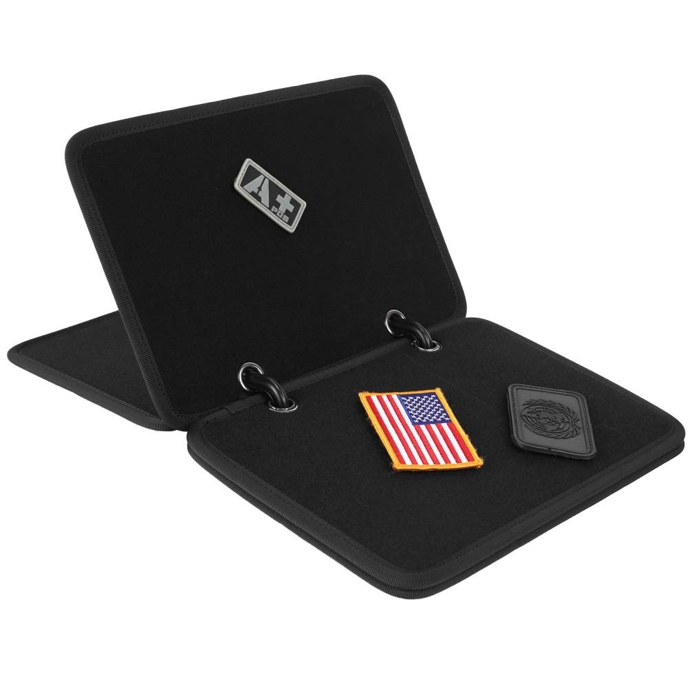 Supporto Toppe Tattiche Militari, Tactical Military Patch Holder Board Organizzatore, Patch Panel Hook & Loop per Display